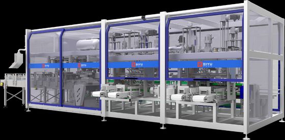 35kW Bottle Automatic Case Packing Machine Gift Box Packer