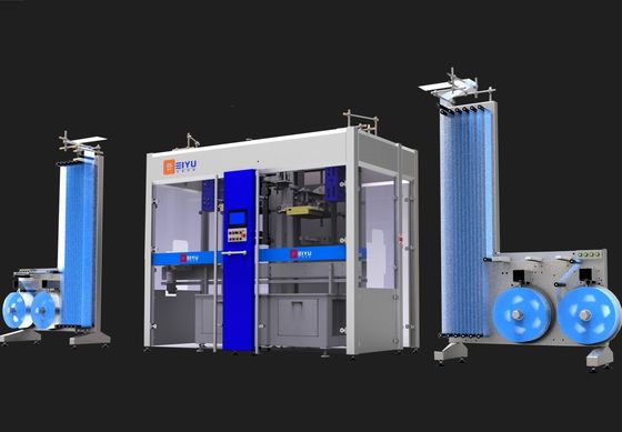 High Speed ​​42000BPH Double Head Sleeve Labeler Opp Hot Melt Labeling Machine