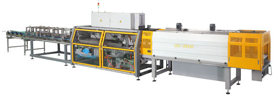 ODM Automated Shrink Wrap Machines For Canned Bottles 80packs/minute