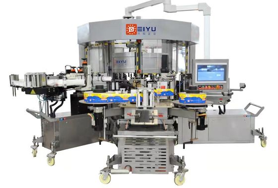 Self Adhesive Hot Melt Glue Labeler For Round Bottle 48000BPH