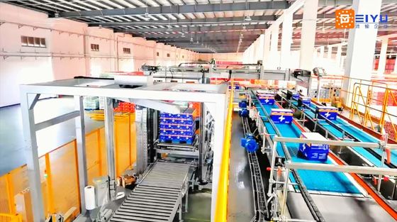Pallet Gantry Beverage Palletizer High Level Double Channel 35KW