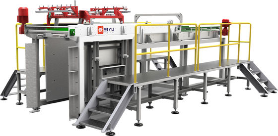Water Production Line Glass Bottle Depalletizer Machine High Level 1500Kg 20Kw