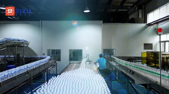 8000 BPH PET Beverage Bottling Line Plastic Water Bottle Packing Machine