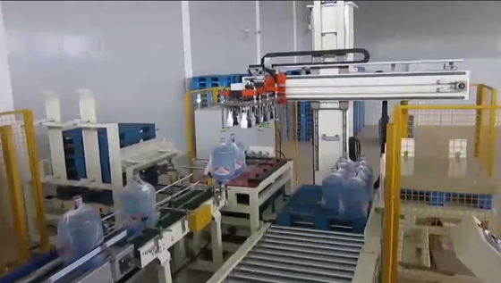 5L-10L PET Round Plastic Bottle Packing Machine Beverage Bottling Line