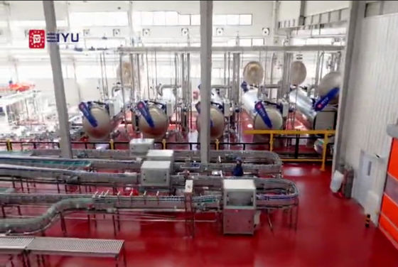 36000BPH 310ml Protein Bottle Water Packaging Machine Beverage Canning Production Line