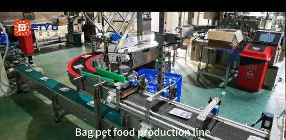 Custom Bagged Pet Food Packaging Machine Filling Conveying System