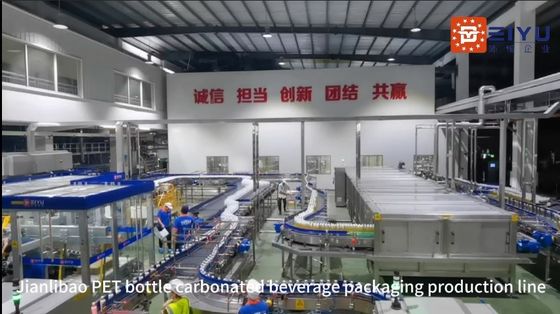 Red Bull Functional Beverage Packaging Machine Carbonated Drink Production Line