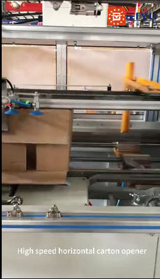 Food Production Line Small Case Box Erector Machine Horizontal OEM