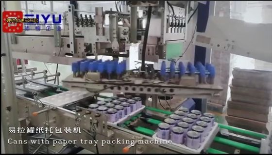 Custom Industrial Case Packing Machine Horizontal Case Packer For Paper Tray Can