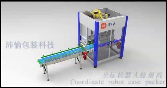 H Bot Robotic Case Packer Machine High Speed For Bottling Line