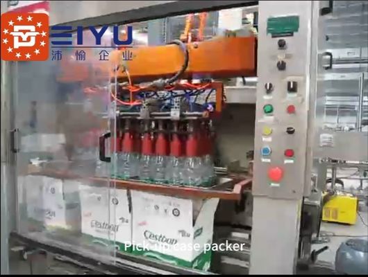 Pick Up Top Load Case Packer Robot Packing Machine 20KW OEM