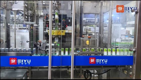 22000 Cans / hour Can Sleeve Labeling Machine Can Sleeve Labeler For Vietnam Coconut Water Beverage Production Line Customer Site