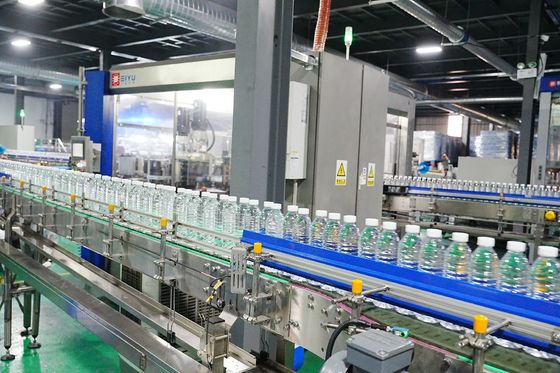 Bottle Conveyor Line Conveyor System Conveying System For 60000BPH Bottled Water Production Line