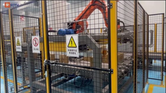 Robotic Palletizing System Robotic Palletizer Multi-axls Industry Robot For PET Bottled Juice Soft Drink Production Line