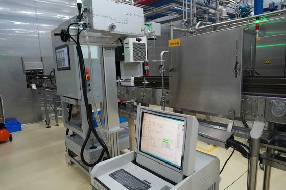 Bottle Cap Liquid Level Inkjet Printer Inspection Machine For 18,000BPH Beverage Aseptic Line