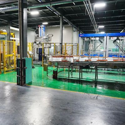 Customized Double-Lane Case Palletizer with Paper Separators for Bottled Water Line